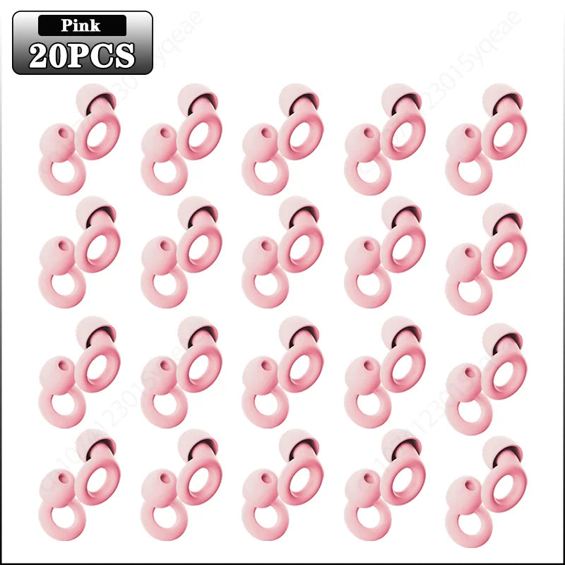 Noise Reduction Silicone Earplugs