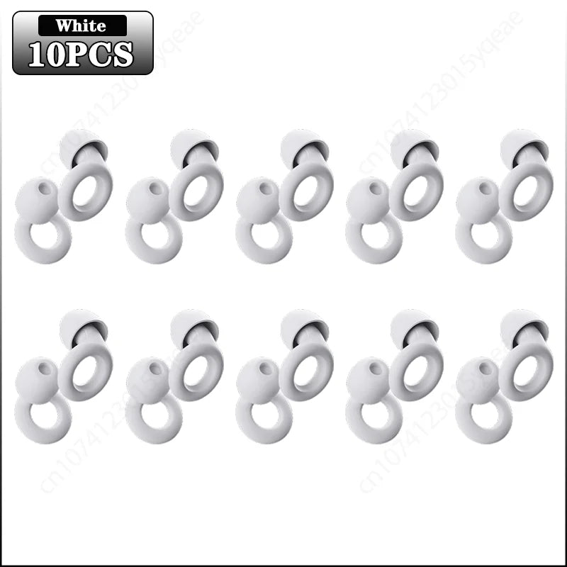 Noise Reduction Silicone Earplugs