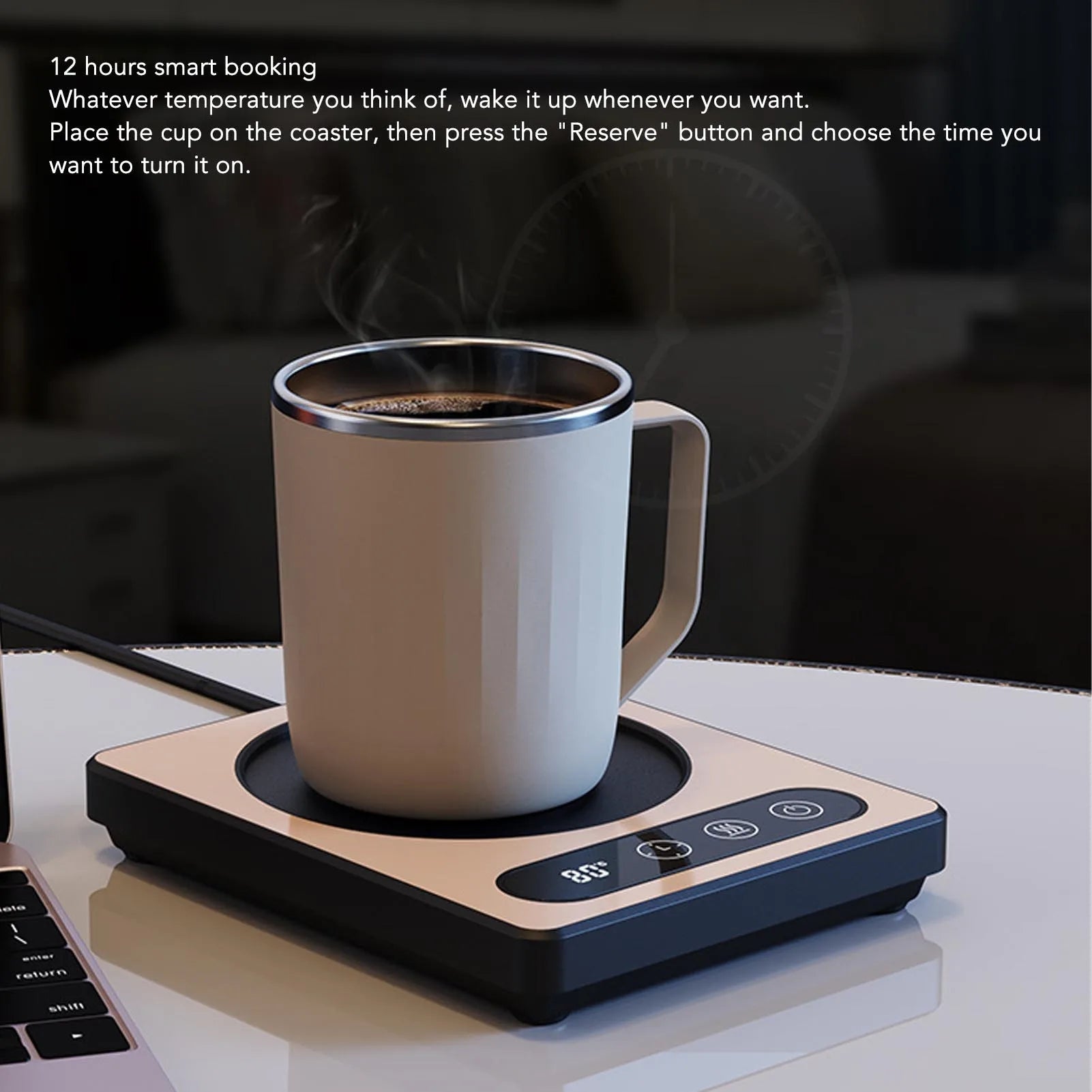 Smart Touch-Control Mug Warmer