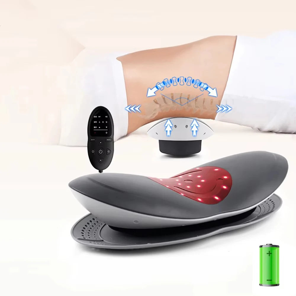 Lumbar Massager | Electric Traction & Heat Therapy