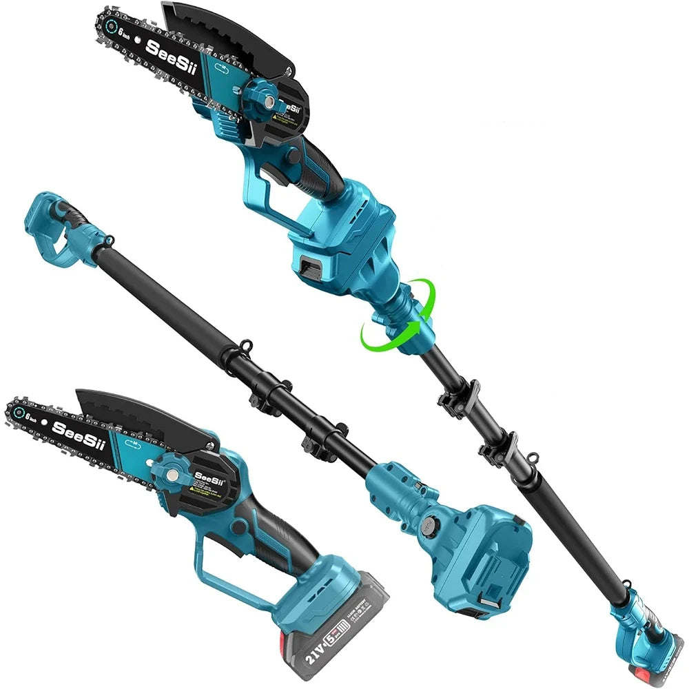 Pole Saw | 2-in-1 Cordless Chainsaw & Trimmer
