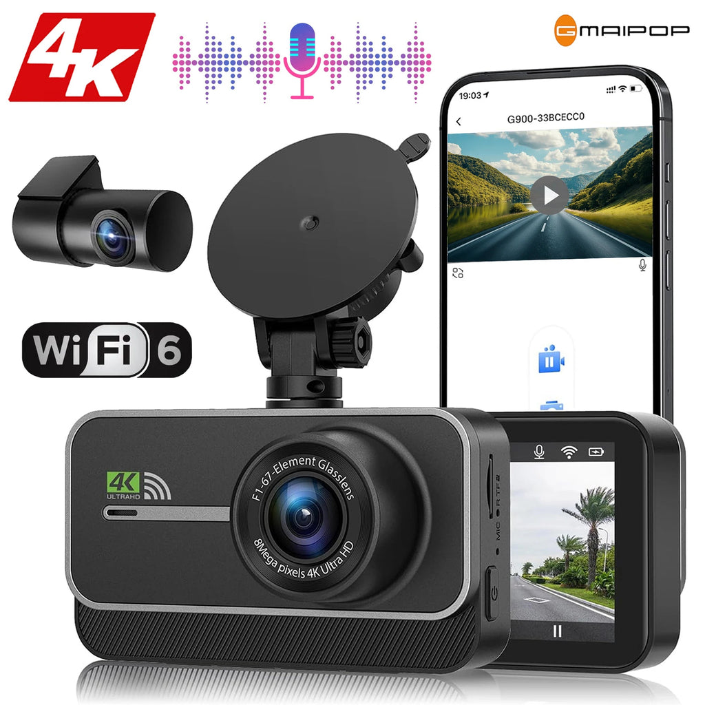 4k Dash Cam - Best Dash Cam Front and Rear