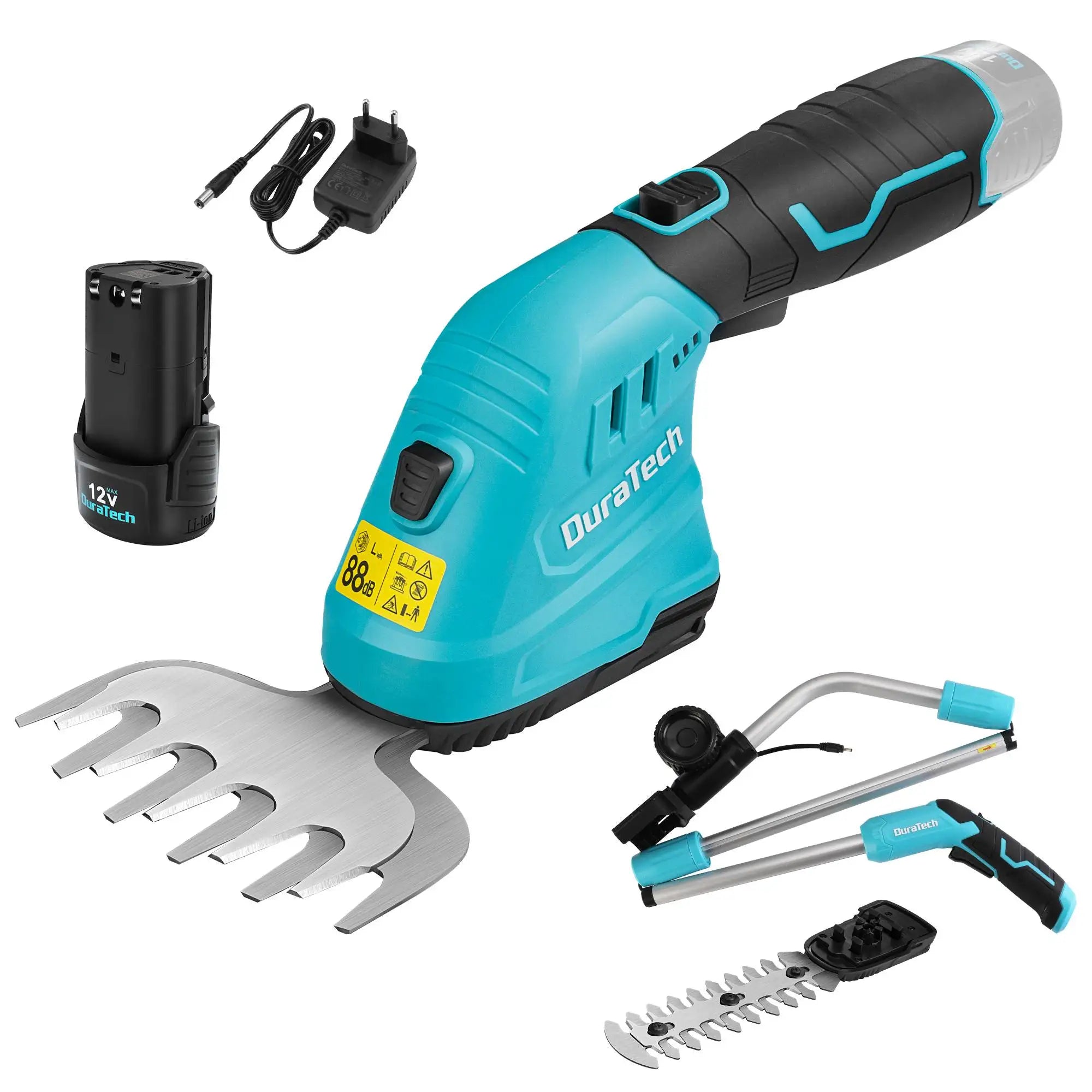 Cordless Grass Shear | 2-in-1 Shrub Trimmer with Extension Pole