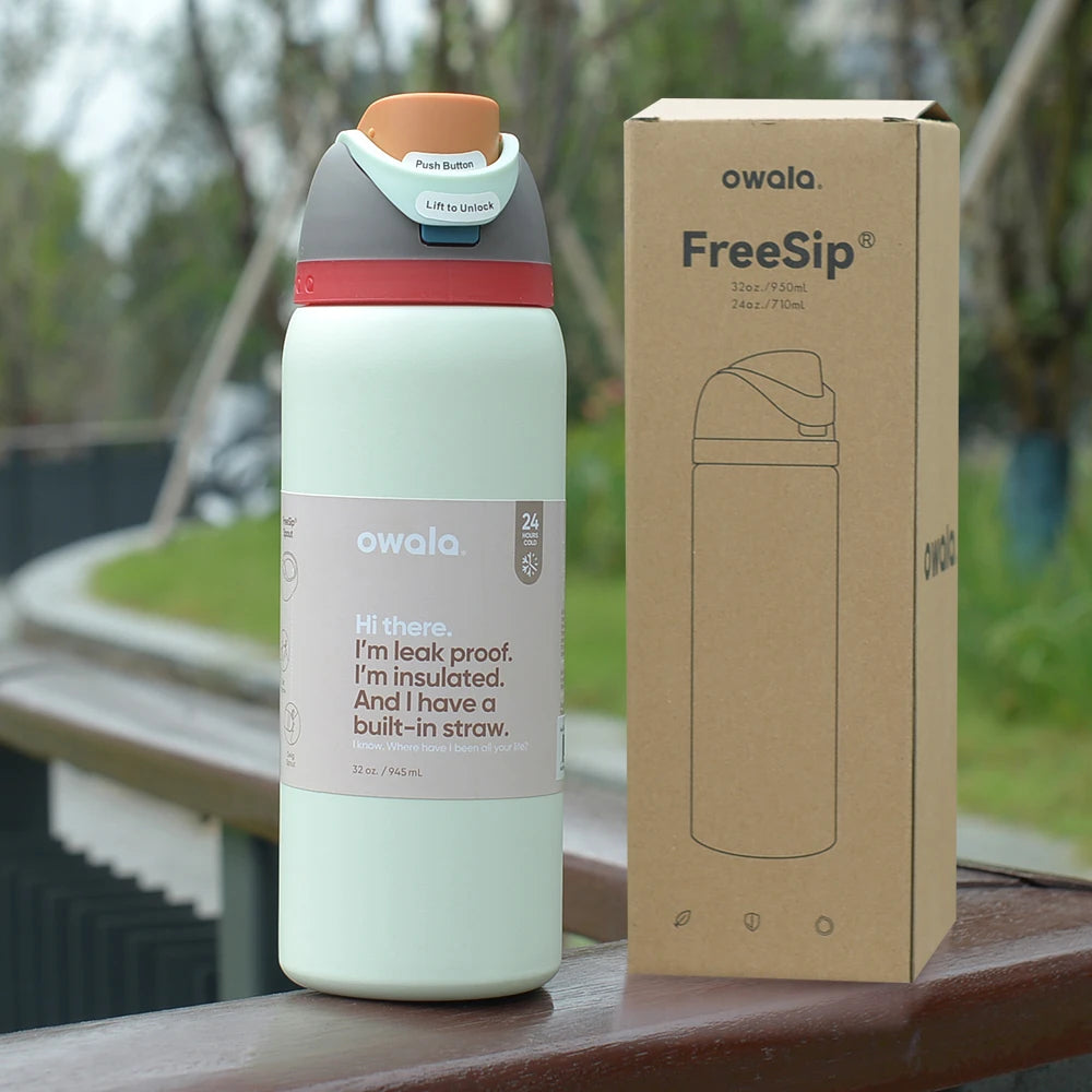 Insulated Water Bottle | FreeSip Stainless Steel Bottle