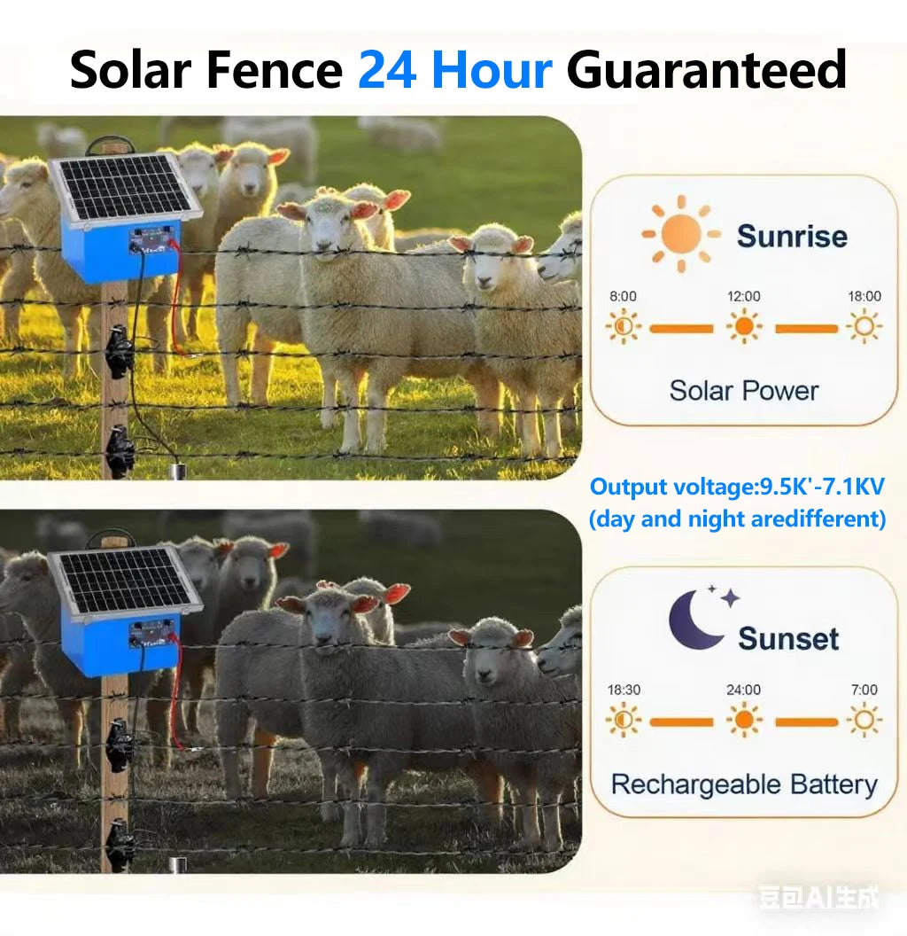 Solar Electric Fence Energizer