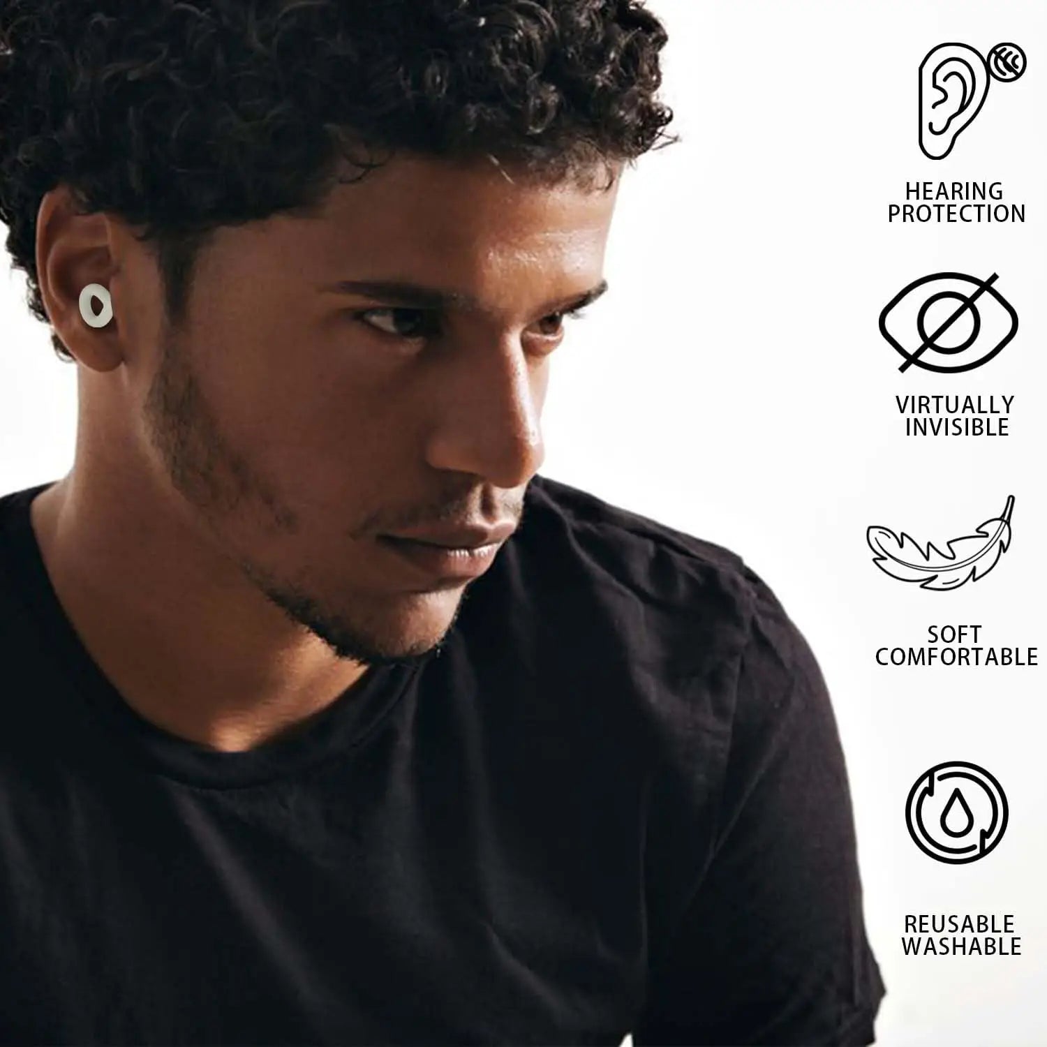 Noise Reduction Silicone Earplugs