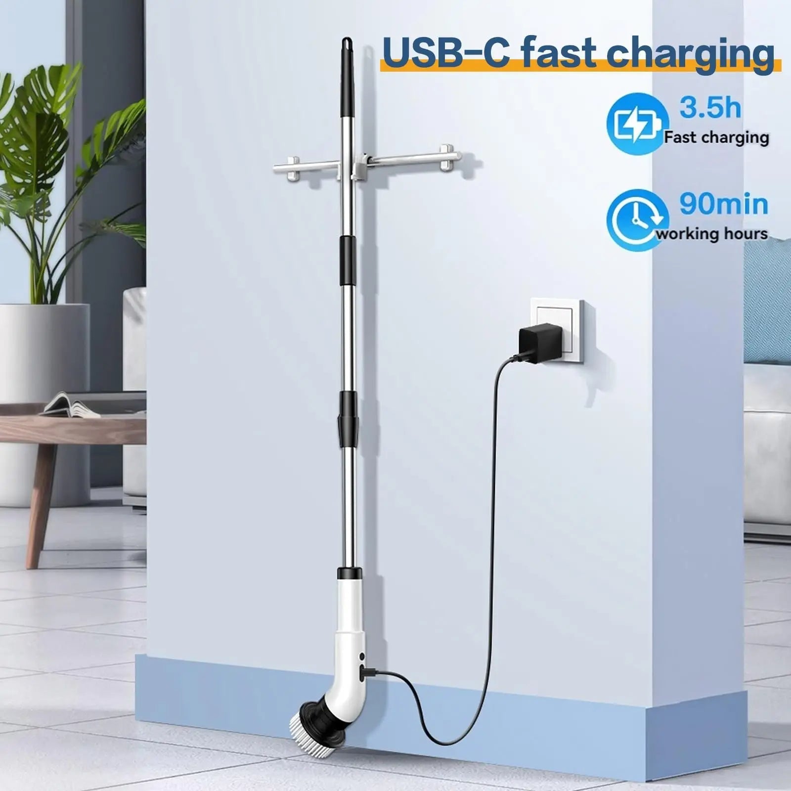 Cordless Electric Spin Scrubber