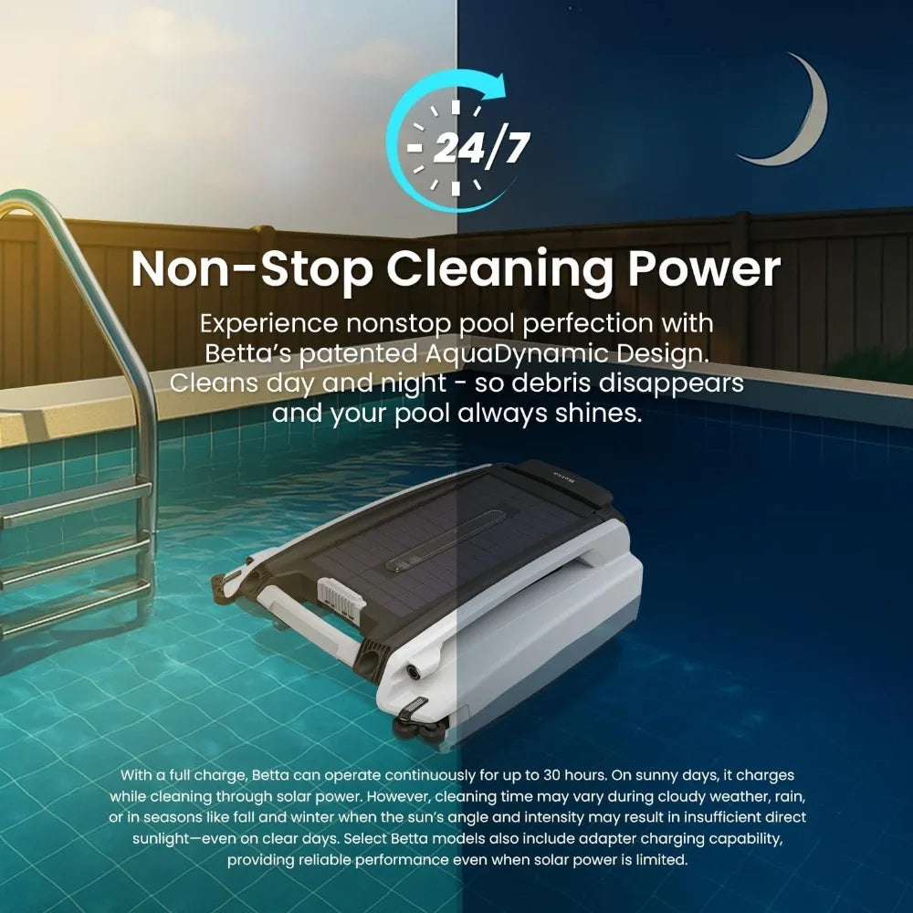 Robotic Pool Skimmer | Solar-Powered Surface Cleaner