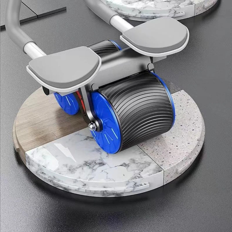 Elbow Support Automatic Rebound Ab Wheel Core Trainer for Abdominal Muscle Home Fitness Exercise