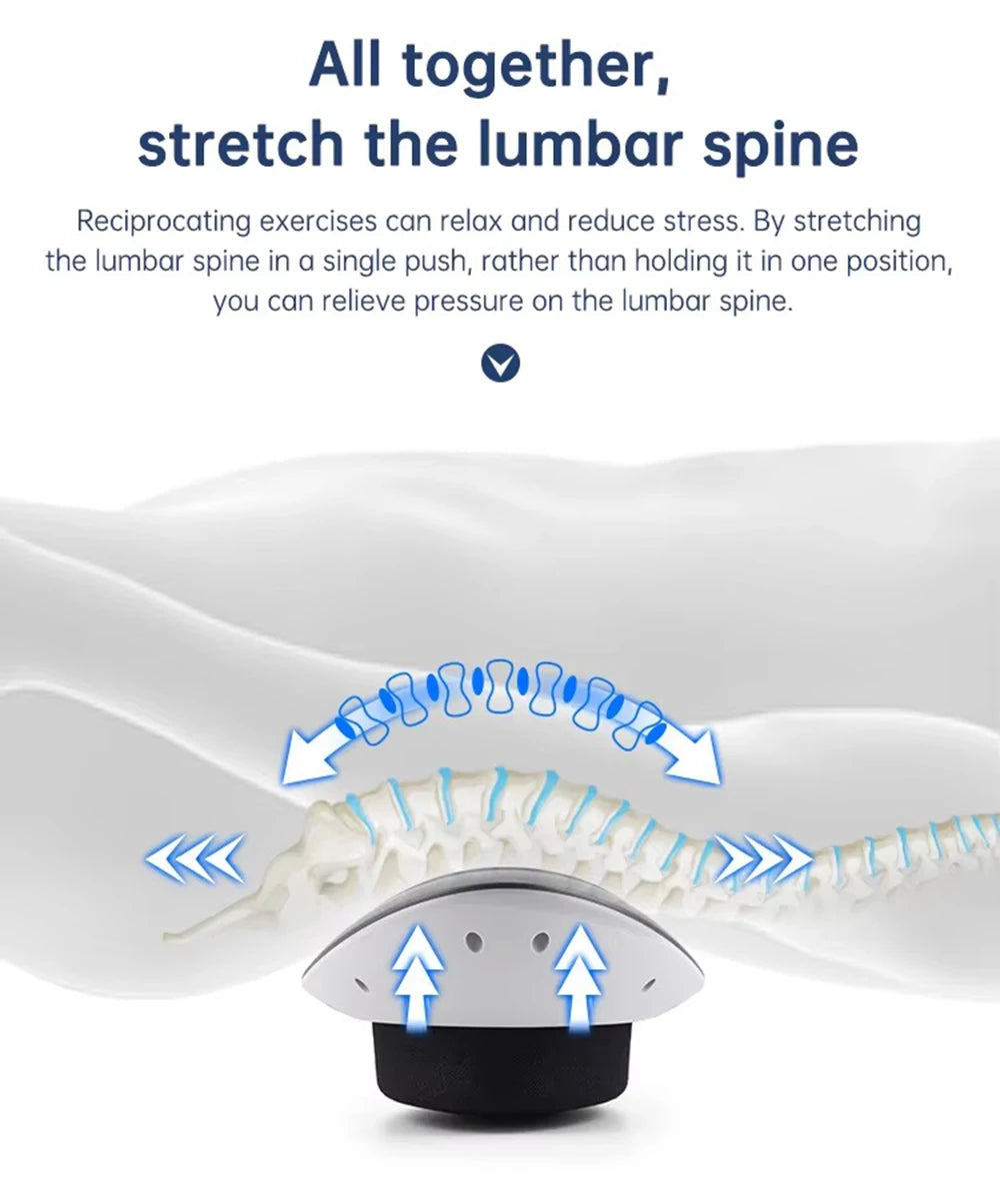 Lumbar Massager | Electric Traction & Heat Therapy