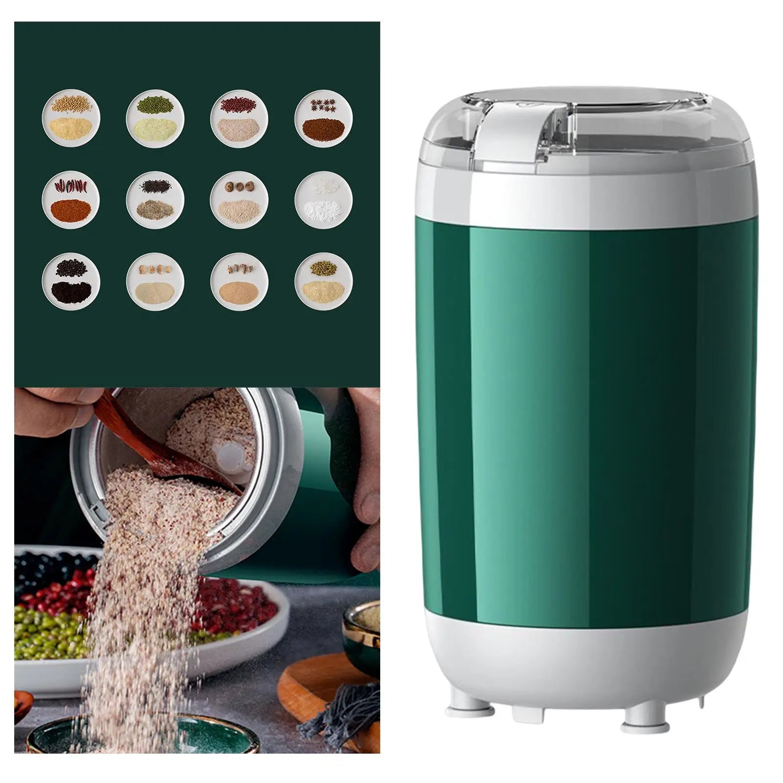 Electric Grinder with Removable Cup