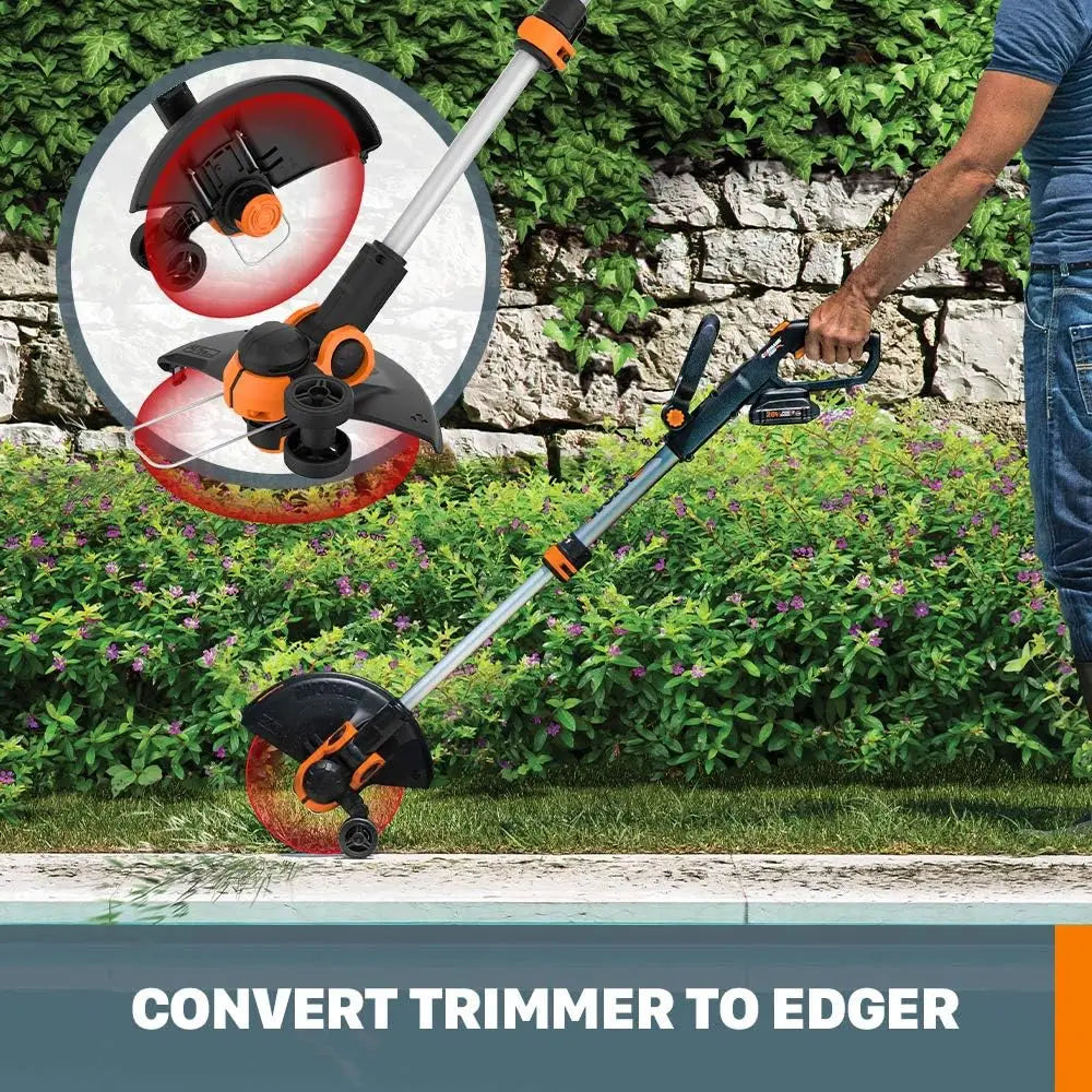 Cordless String Trimmer | 2-in-1 Edger & Weed Trimmer