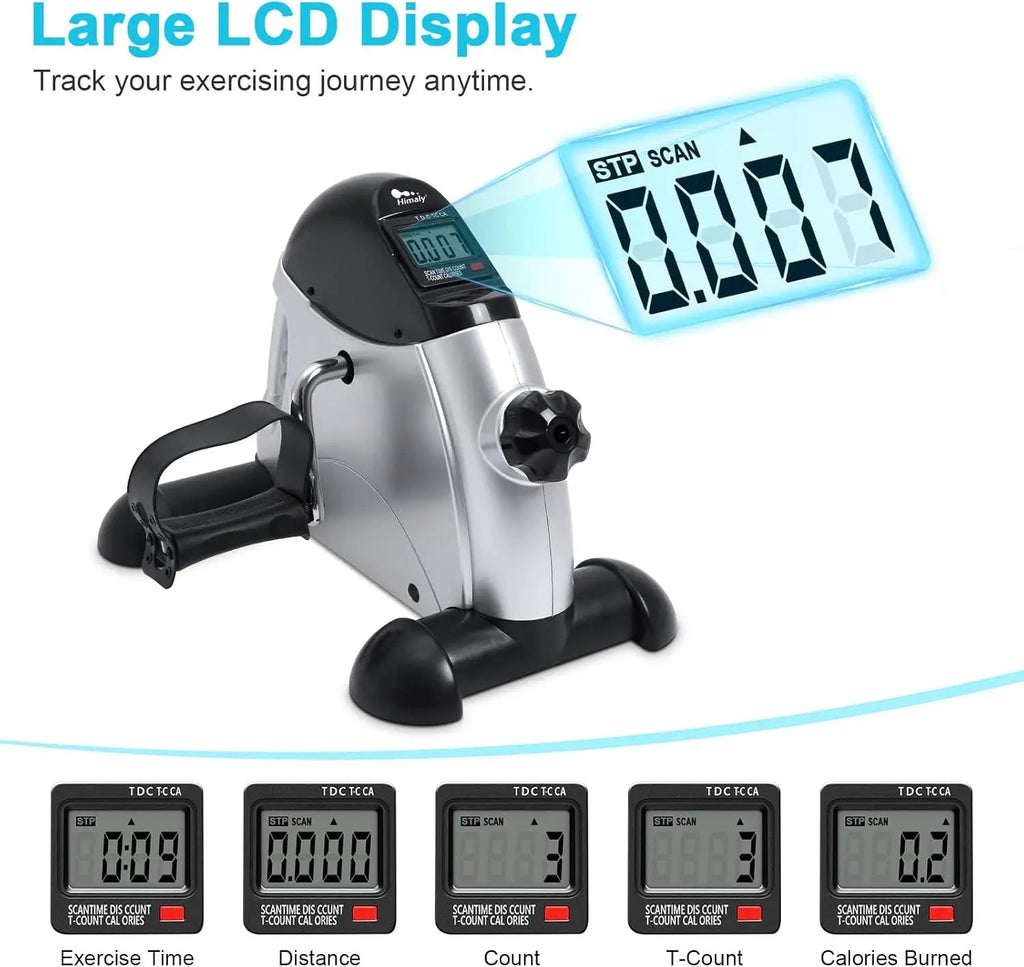 Mini Exercise Bike | Portable Foot Cycle for Arm and Leg Peddling