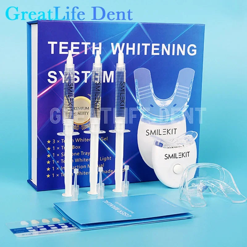 Teeth Whitening Kit | Blue Light Accelerator Set
