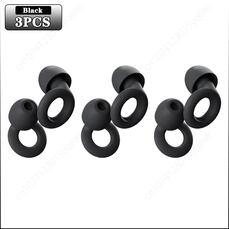 Noise Reduction Silicone Earplugs