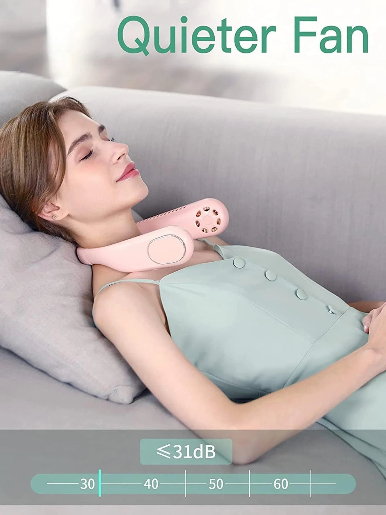 Blade-Free Portable Neck Fan