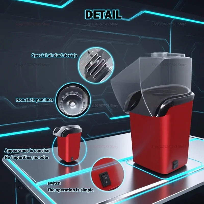 Hot Air Electric Popcorn Maker