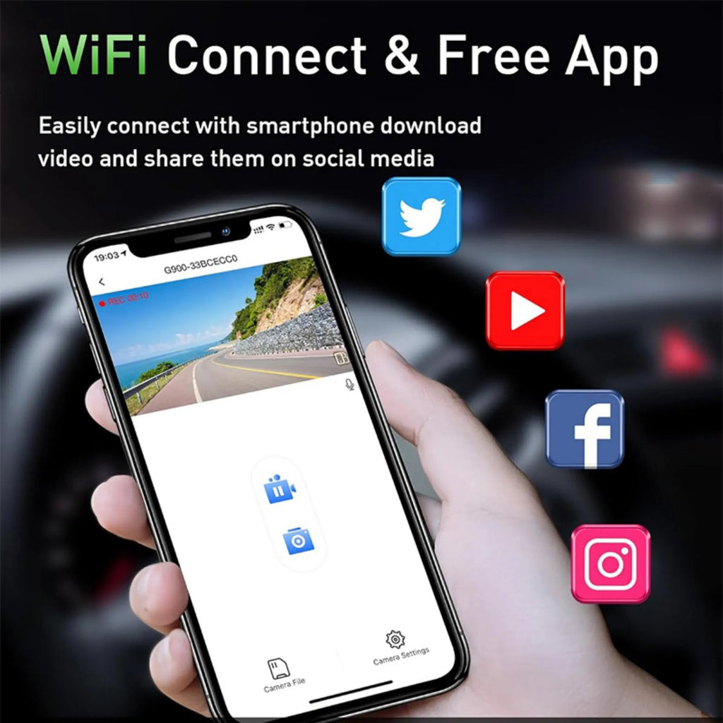 4k Dash Cam - Best Dash Cam Front and Rear