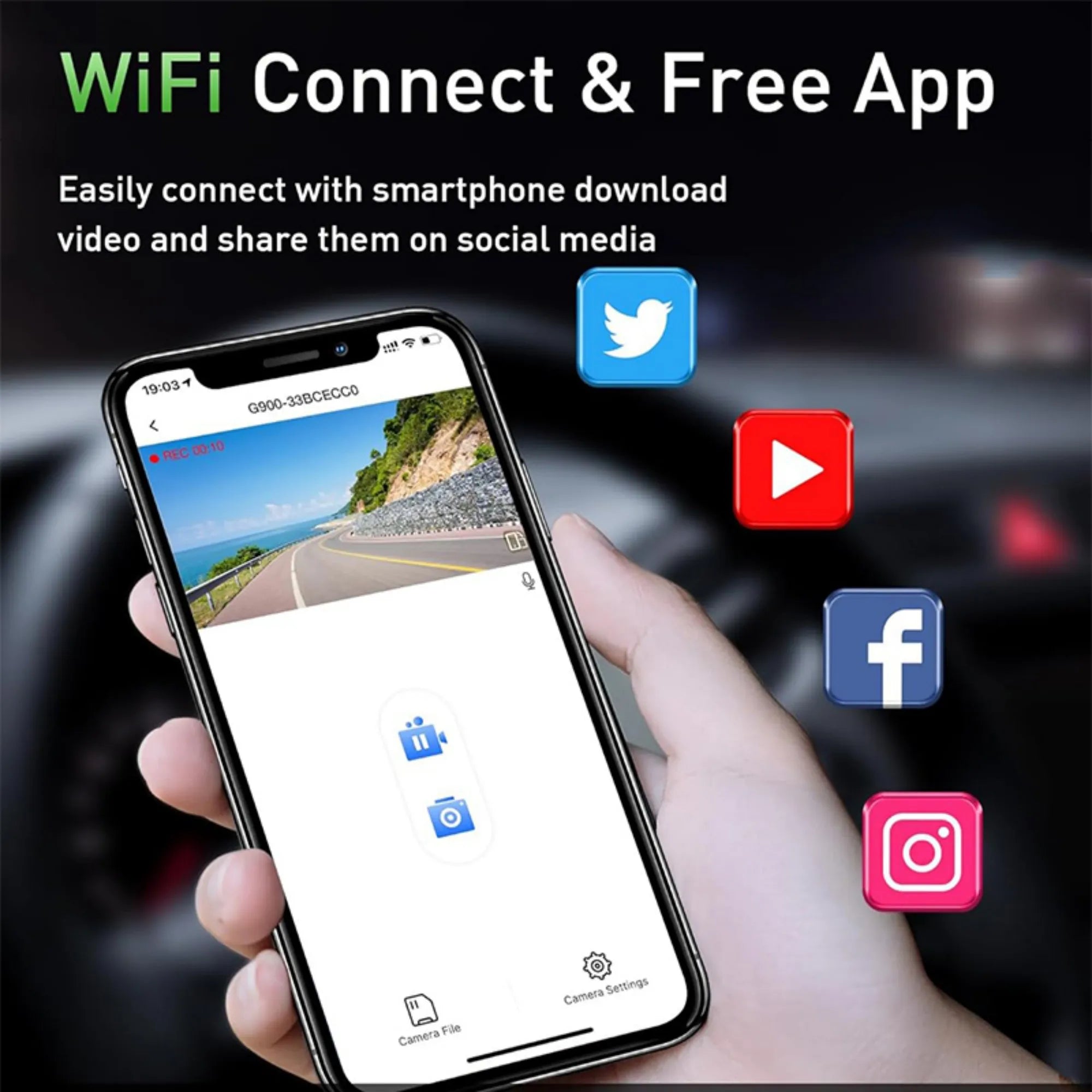 4k Dash Cam - Best Dash Cam Front and Rear