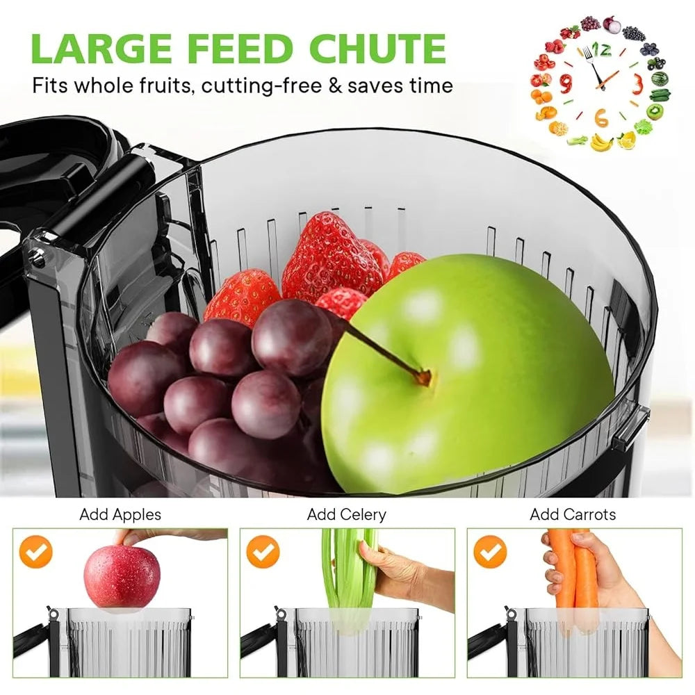 Wide-Chute Cold Press Juicer