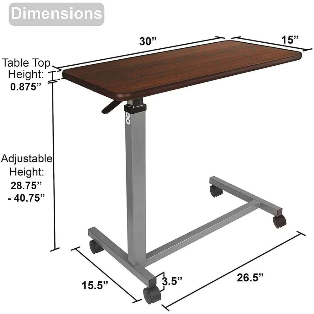 Overbed Table | Medical Adjustable Bedside Table