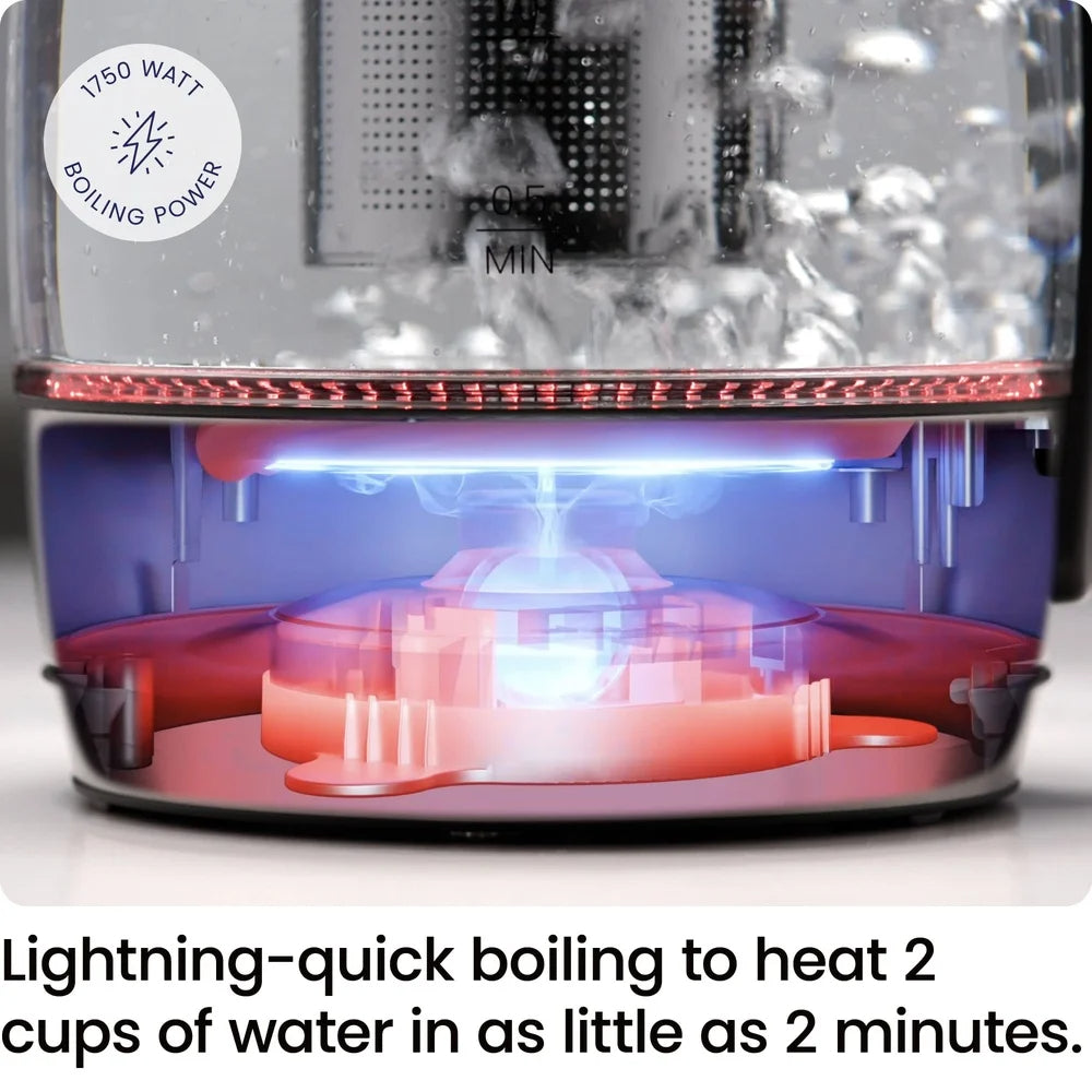 Custom-Temp Electric Kettle with Tea Infuser