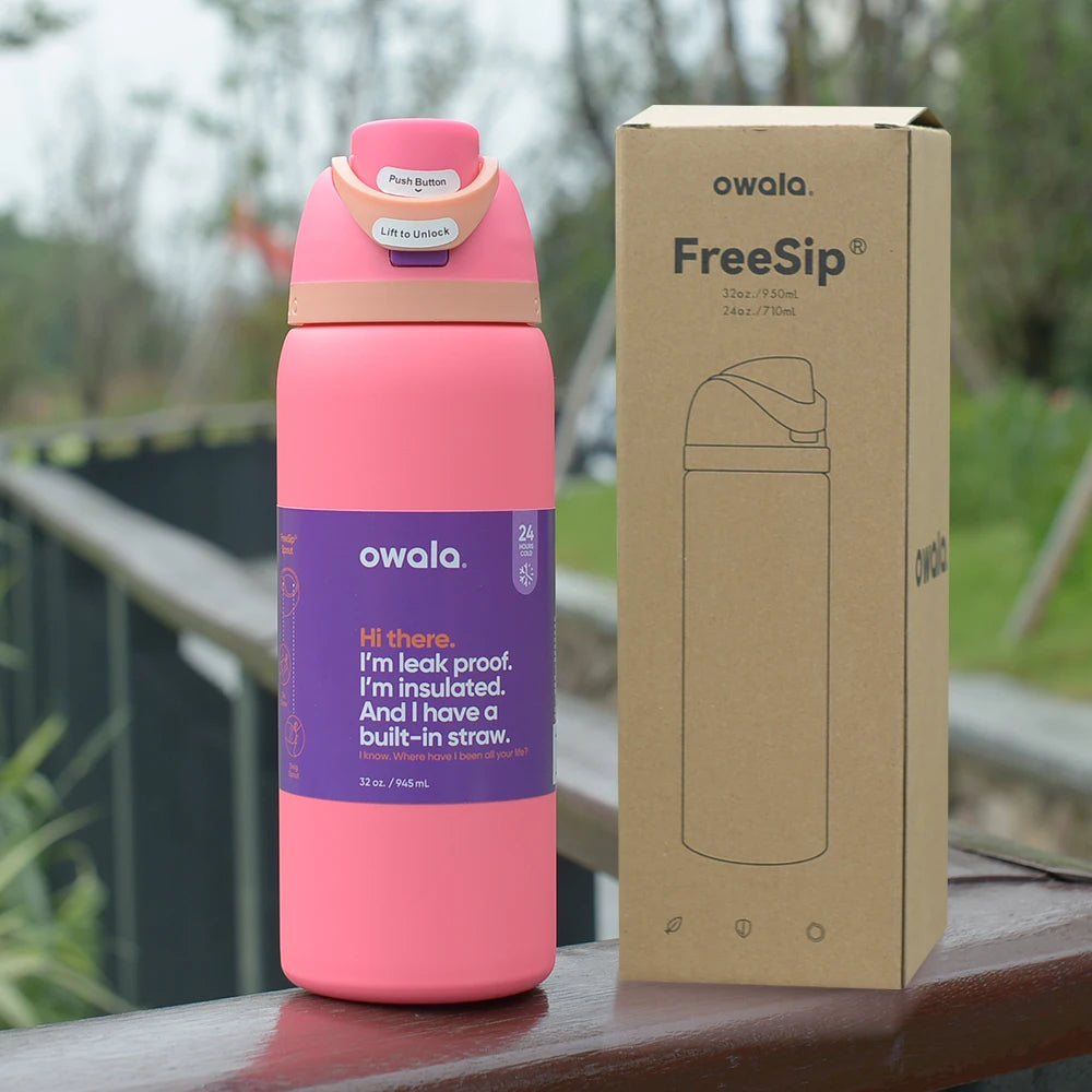 Insulated Water Bottle | FreeSip Stainless Steel Bottle