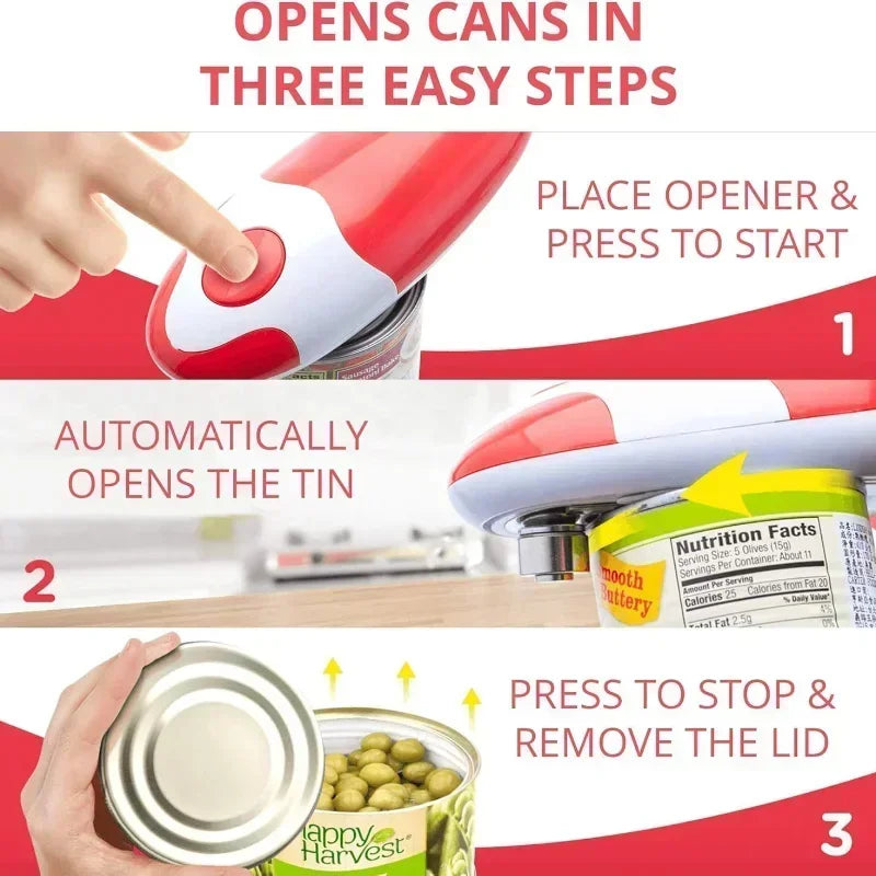 One-Touch Safety Can Opener