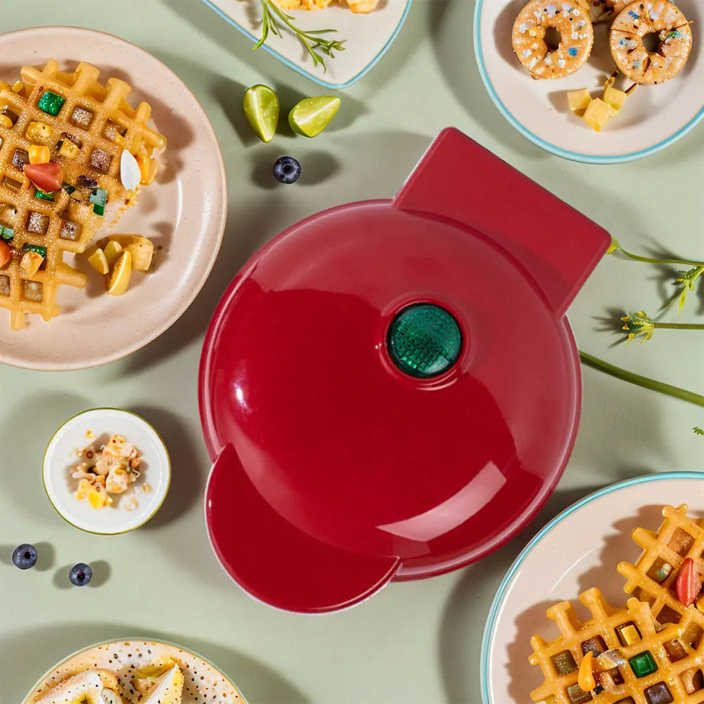 Compact Electric Waffle Maker