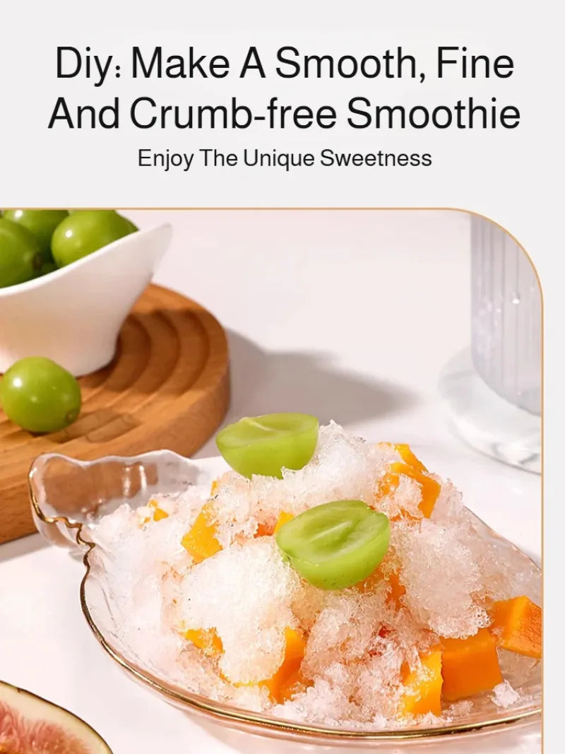 Portable Hand-Cranked Ice Shaver