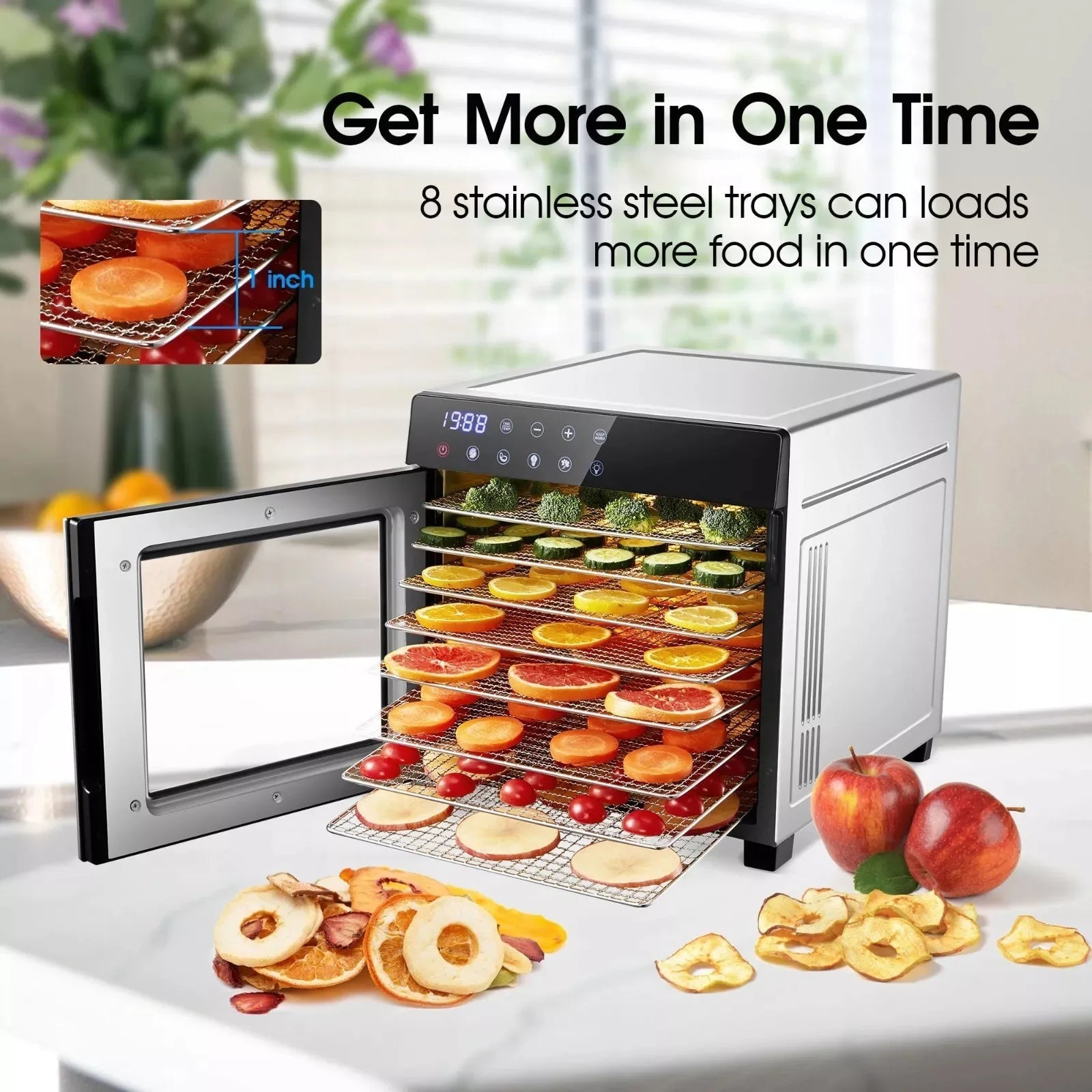 Digital Stainless Steel Food Dehydrator