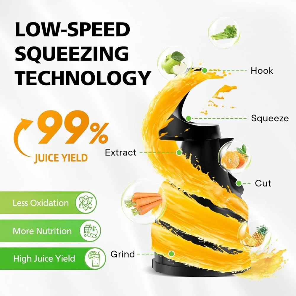 Wide-Chute Cold Press Juicer