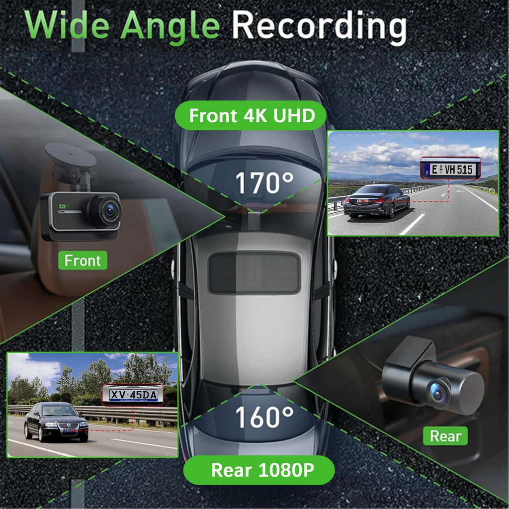 4k Dash Cam - Best Dash Cam Front and Rear
