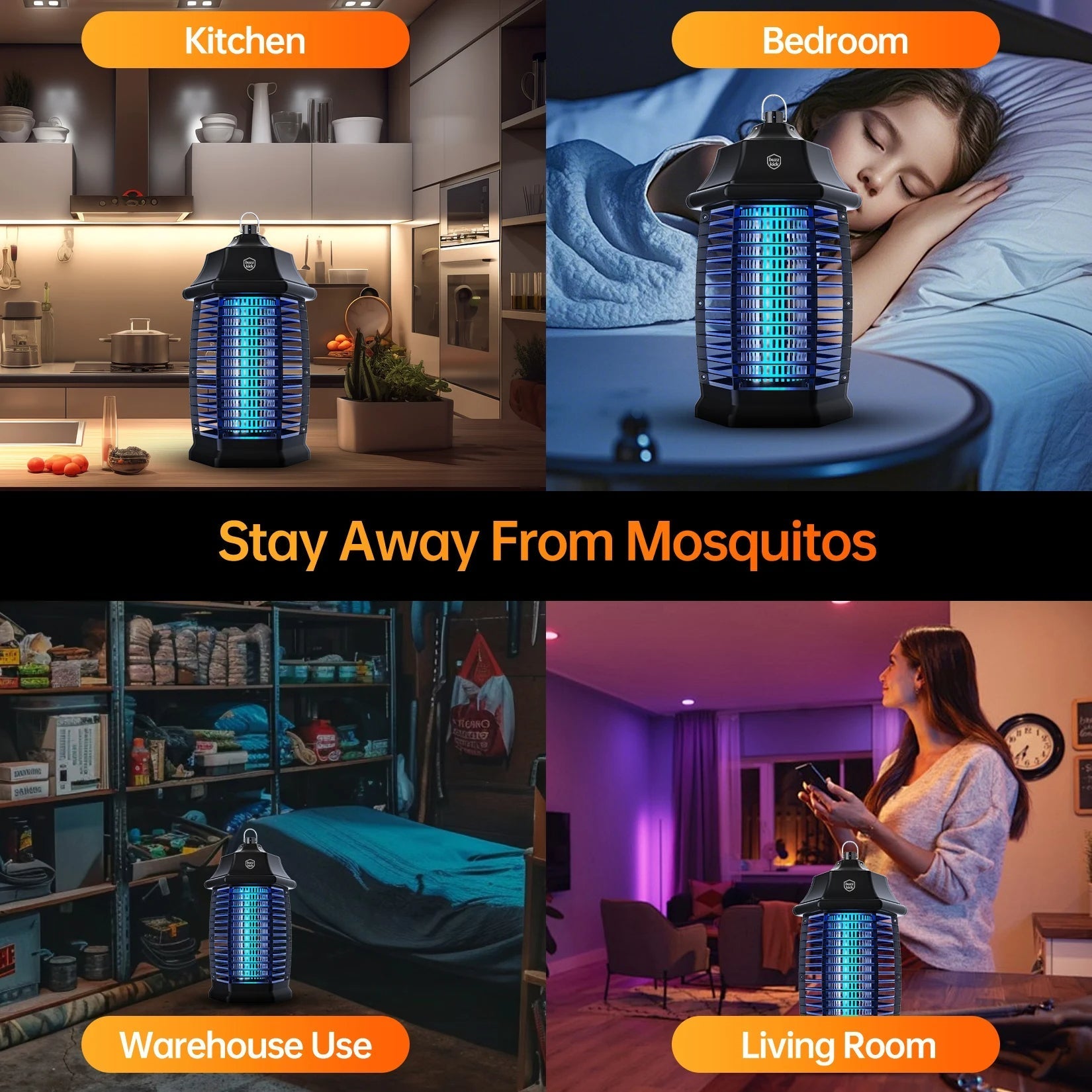 Electric Bug Zapper | Indoor & Outdoor Insect Killer