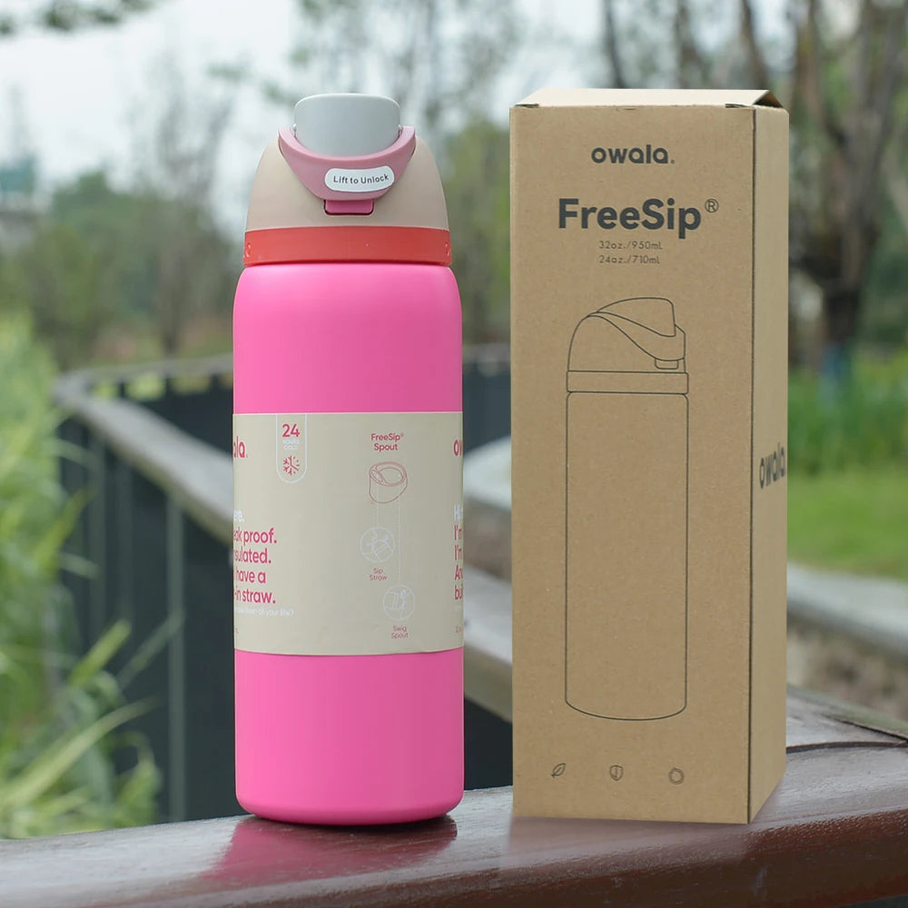 Insulated Water Bottle | FreeSip Stainless Steel Bottle