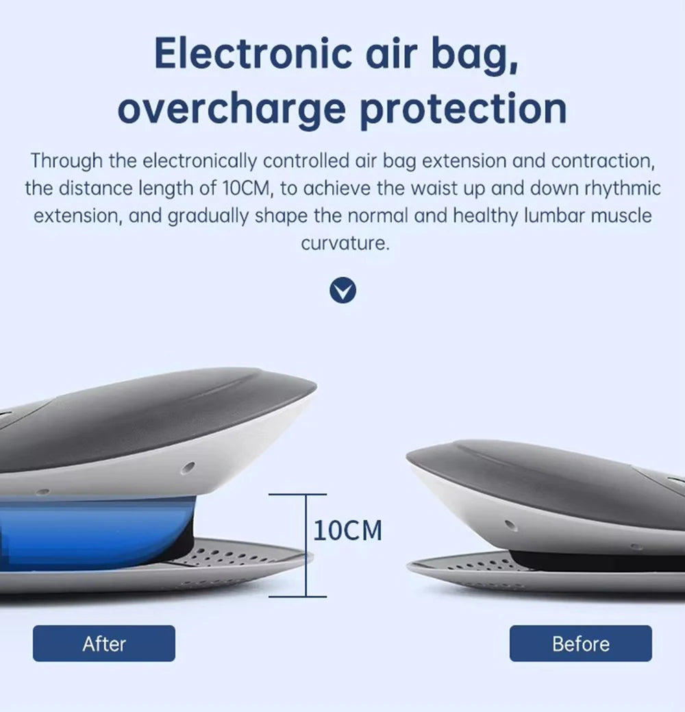 Lumbar Massager | Electric Traction & Heat Therapy