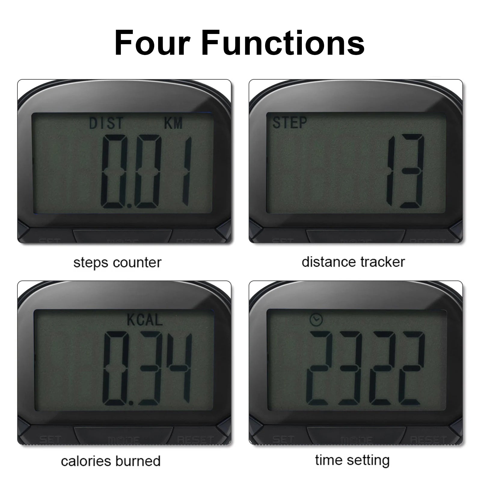 Multi-functional Step Counter | 3D Pedometer for Fitness Tracking