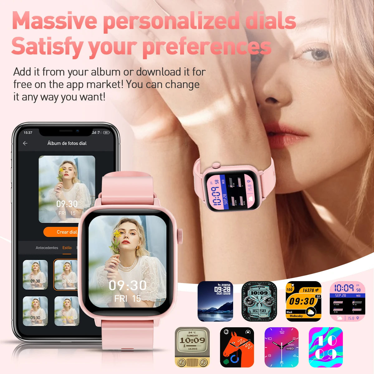 Smart Watch | Health & Fitness Tracker with Wireless Call