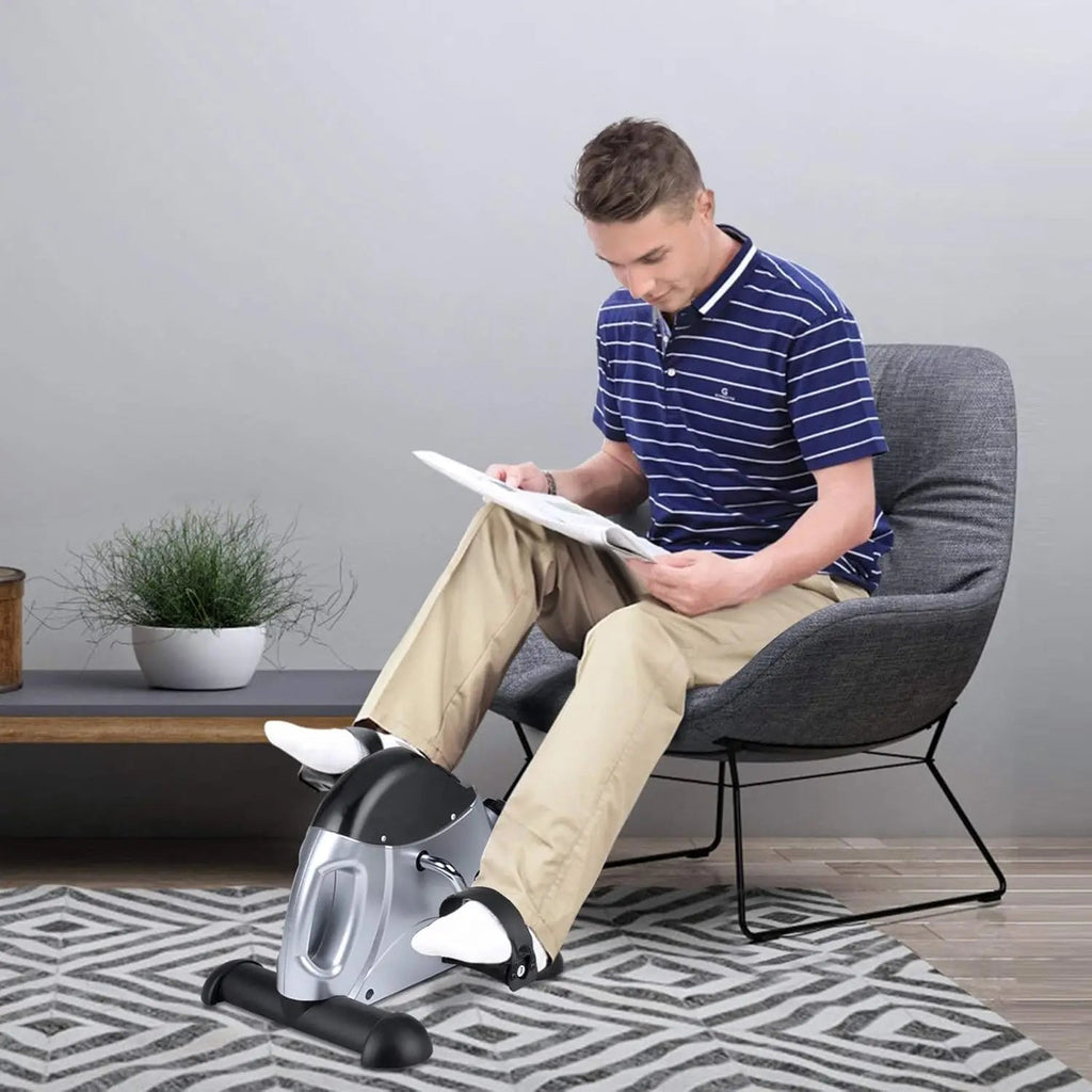 Mini Exercise Bike | Portable Foot Cycle for Arm and Leg Peddling