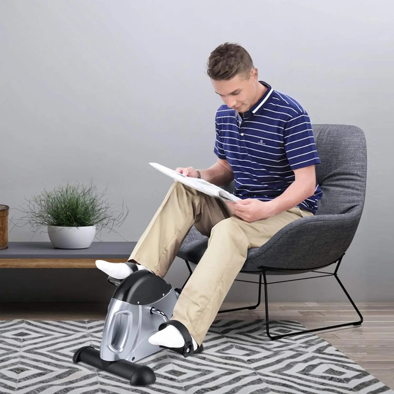 Mini Exercise Bike | Portable Foot Cycle for Arm and Leg Peddling