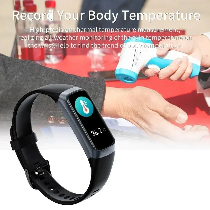 Smart Bracelet | Fitness Tracker with AMOLED Display