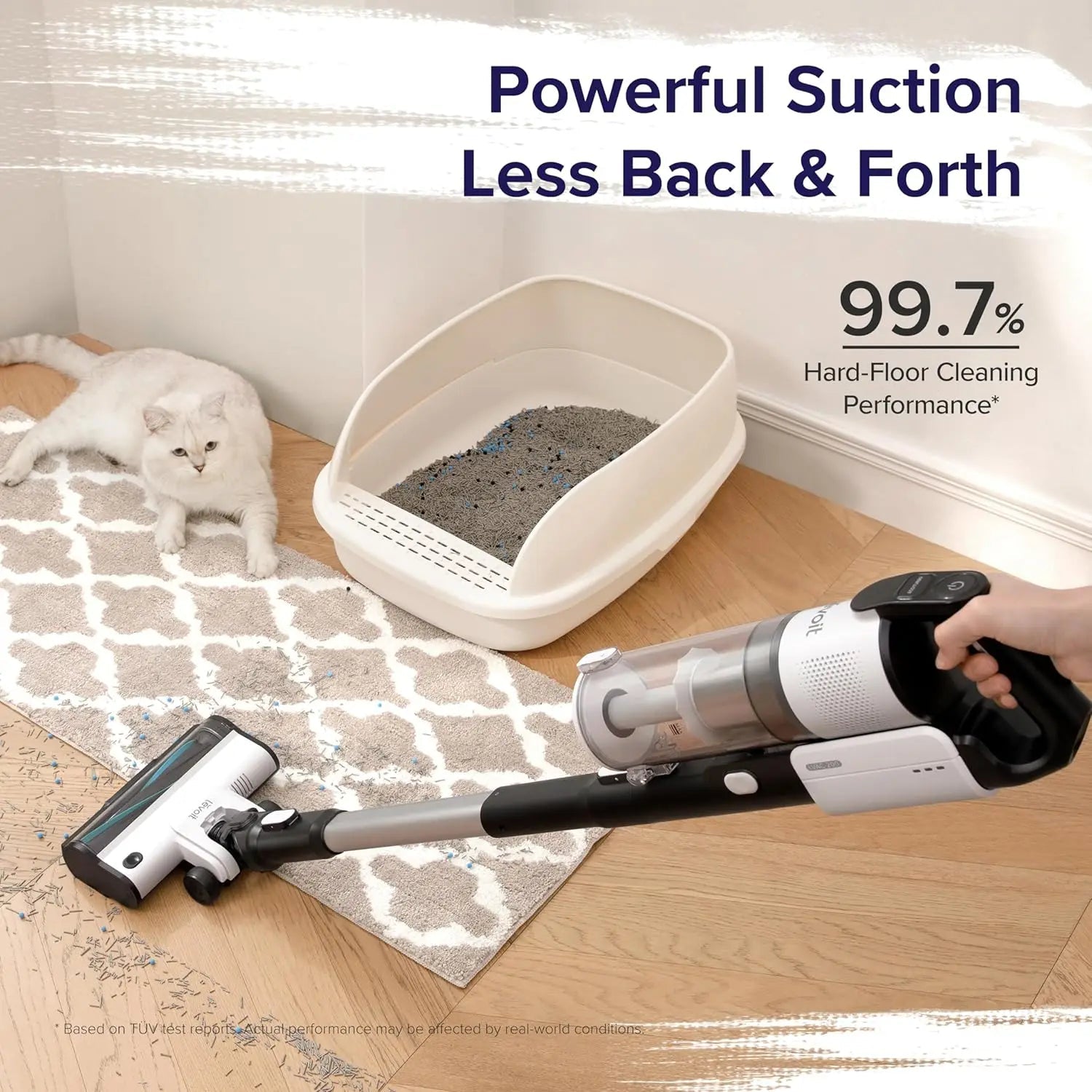 Tangle-Resistant Cordless Stick Vacuum
