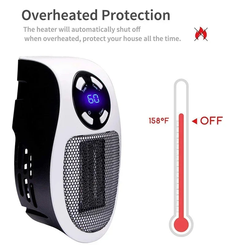 Portable Plug-In Wall Heater