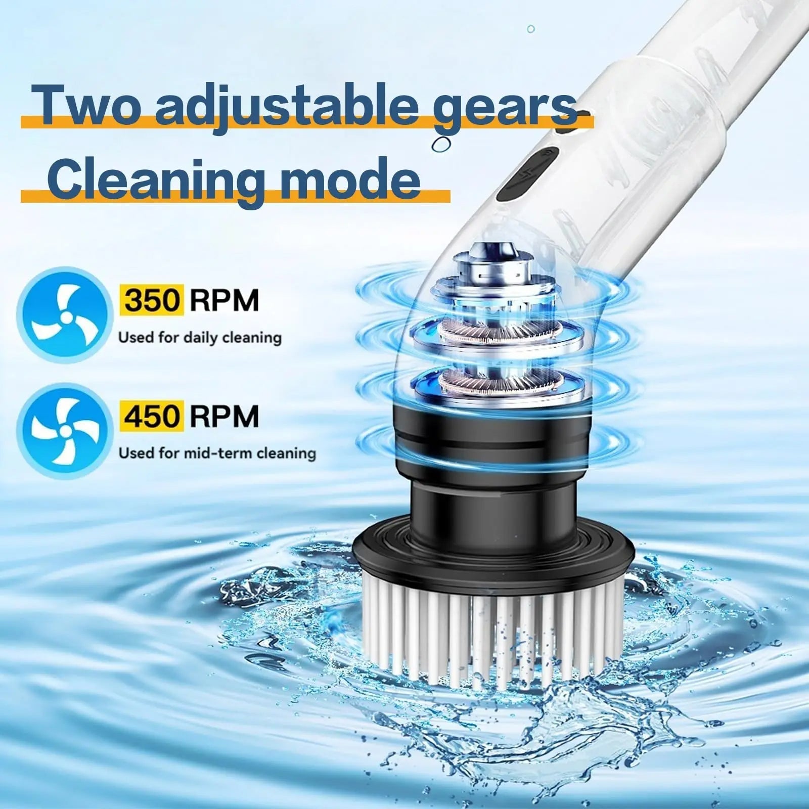 Cordless Electric Spin Scrubber