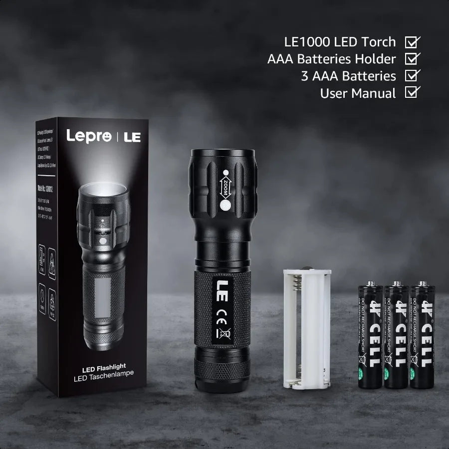 LED Flashlight | High-Lumen Compact Flashlight