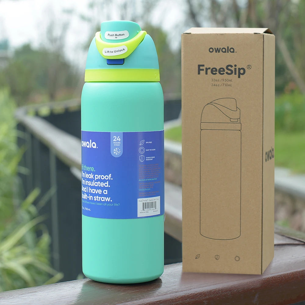 Insulated Water Bottle | FreeSip Stainless Steel Bottle
