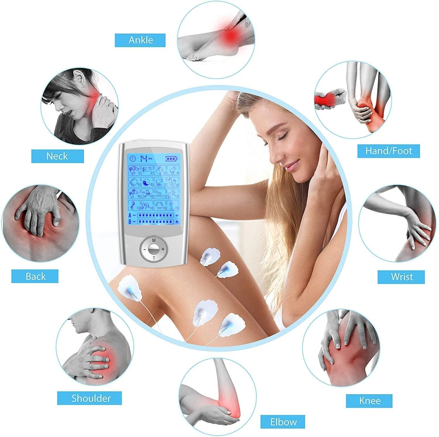 TENS Unit | Rechargeable Muscle Stimulator