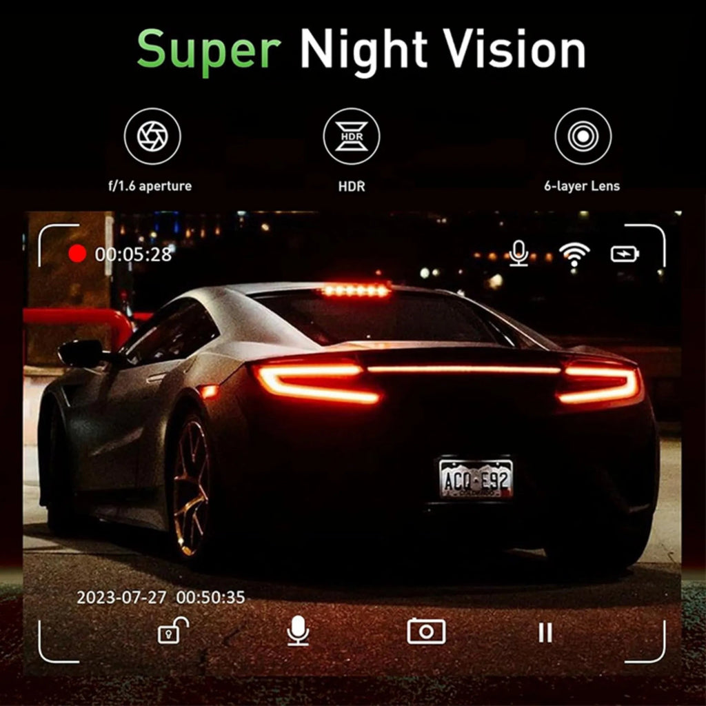 4k Dash Cam - Best Dash Cam Front and Rear
