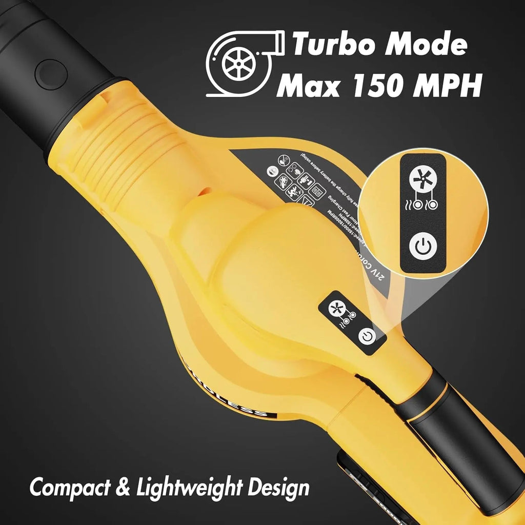 Cordless Leaf Blower | Electric Blower with 2 Batteries