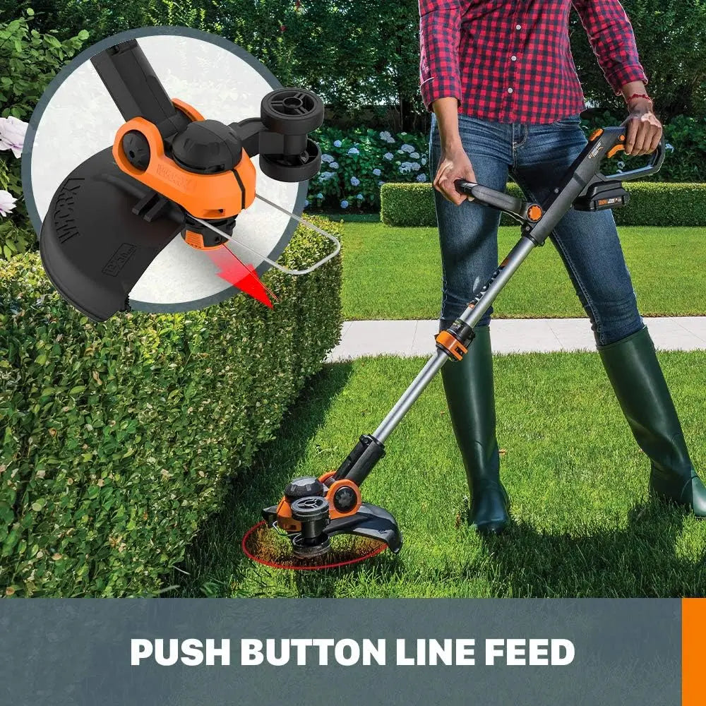 Cordless String Trimmer | 2-in-1 Edger & Weed Trimmer